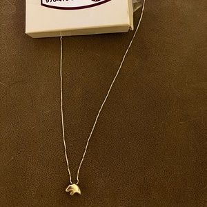 The Golden Bear Silver Bear Necklace from Vail, CO